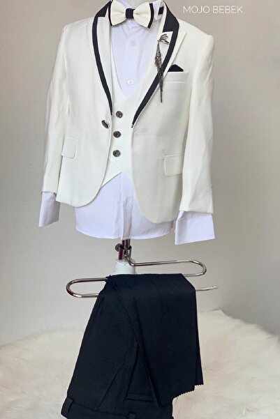 Mogi Erkek Çocuk Damatlık Klasik Set 20302 Krem