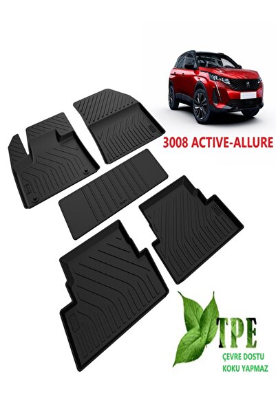 Dbc Online Peugeot 3008 Active Allure Havuzlu Paspas 2016 2017 2018 2019 2020...