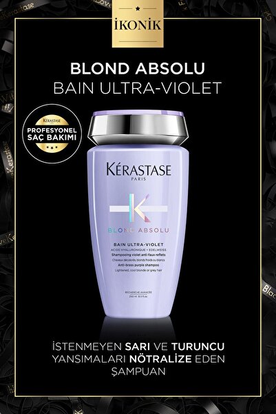 Kerastase Blond Absolu Bain Ultra-violet Istenmeyen Sarı&turuncu Yansımaları ...