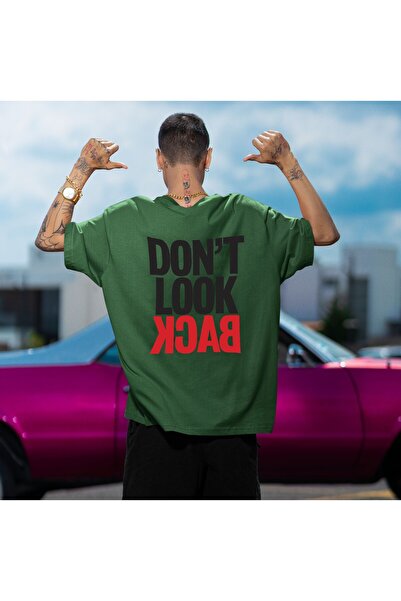 Koi Art Design Μην κοιτάς πίσω / Μπλουζάκι Unisex oversized / 95% Βαμβάκι Κορ...