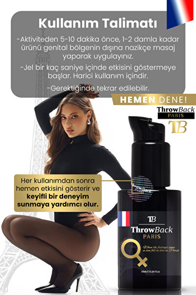 ThrowBack Parıs 3'Lü Set Kadın Sensual Jel Ve Erkek ProControl Sprey & Kayganlaştırıcı Jel Çilekli