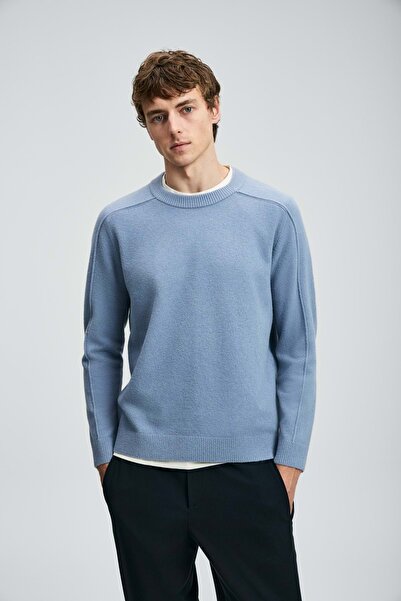 Lufian 112090160 Les Kazak Erkek Sweatshirt MAVİ