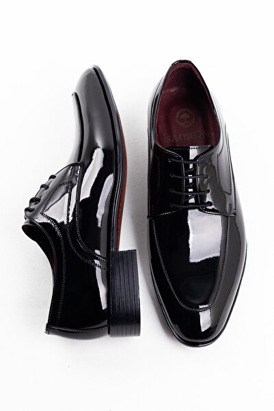 sauron Κλασικά ανδρικά λουστρίνια παπούτσια με γνήσιο δέρμα αγελάδας επένδυση Κατάλληλα για κοστούμι γαμπρού R27