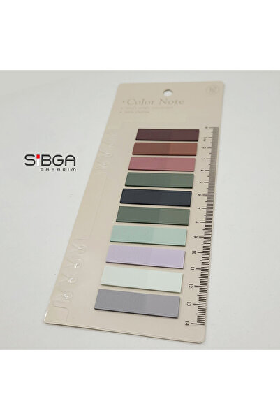 sibga tasarım Transparent Colored Postit Post-it Post It.Bookmark Bookmark Postit Sticker Note Paper 200 Sheets
