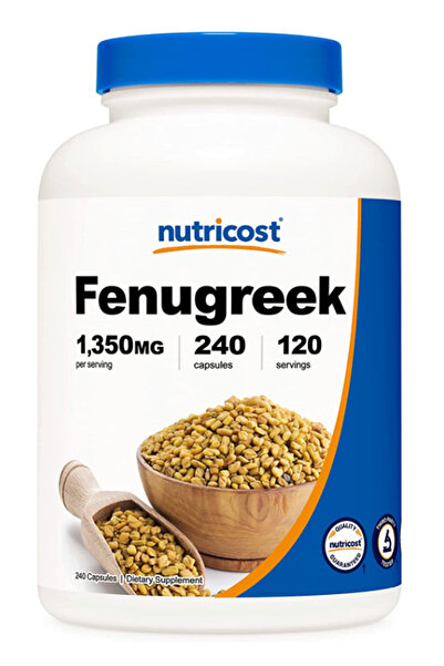 Nutricost Fenugreek Seed 1350mg, 240 Capsul.32.