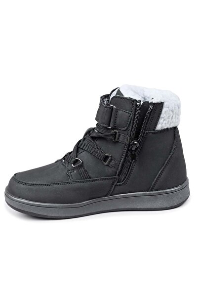 Kocamanlar Ayakkabı Jump 29180 Unisex Kaymaz Taban Çocuk Bot SİYAH