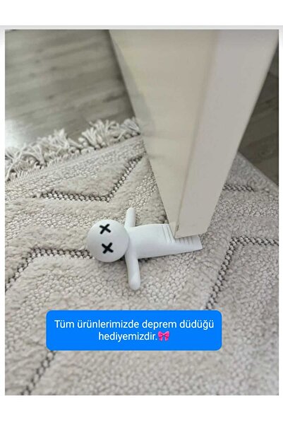 SALES GROUP Kapı Stoperi—beyaz-komik Figürlü – Eğlenceli Ve Dekoratif Kapı Tutucu
