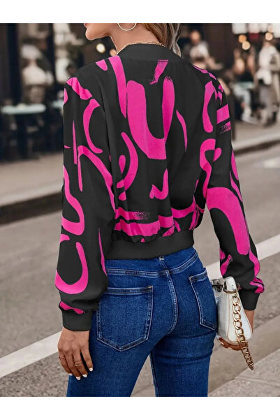 Carvessa    Women's Long Sleeve Front Zip Short Raised Diving Jacket