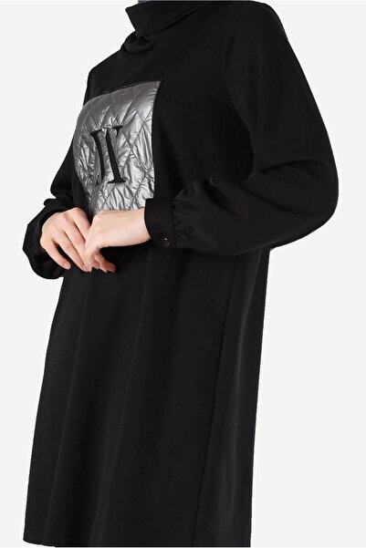 Alvina KAPİTONE DESEN DETAYLI DEGAJE YAKA TUNİK 42289