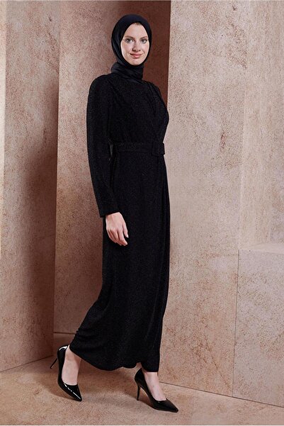 Alvina KEMERLİ SİMLİ ABİYE ELBİSE 50424