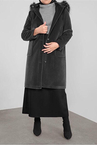 Alvina Капюшон з хутром - Модель 90092