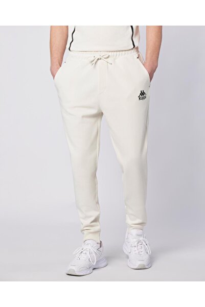 Kappa Fabio Pant Erkek Ekru  Regular Fit Eşofman Altı