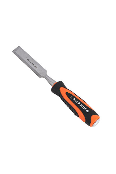 Lawazim إزميل خشب 22 مم - أداة نحت بمقبض من الألياف المتينة مع غطاء ضربة لأعمال النجارة