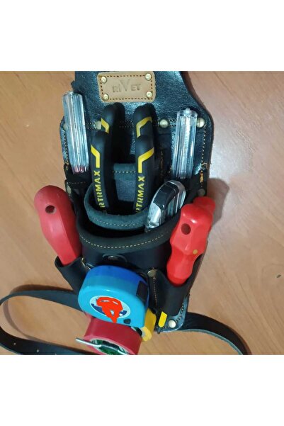 RİVET Elektrikçi çoklu takım bel çantası.bacak bağlı