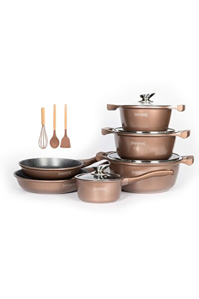 Royalty Line Cookware set, 13 pieces, non-stick, copper color, – BS1010M