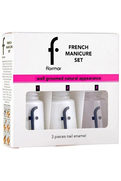 Flormar مجموعة مناكير - طلاء اظافر فرنسية من فلورمار - 227