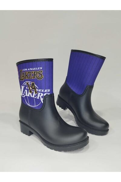 Sea&Blue Basketbol Baskılı Su Geçirmeyen Erkek Çocuk Yağmur Botu - Çizmesi 10