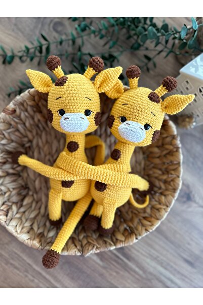 BABYBOUTİQUEHOUSE Amigurumi Zürafa Perde tutucu