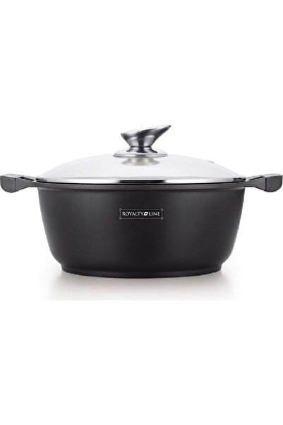Royalty Line Non-stick pot with marble coating, model BS-ML, 24cm, 3.8L