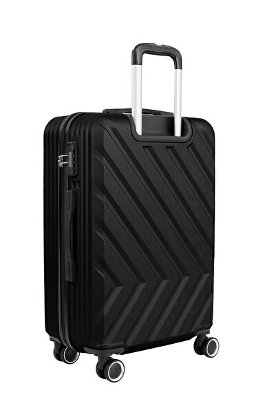 PARAJOHN Chevron 20-Inch Cabin-Size (Small) ABS Hard Case Luggage Trolley Bag with 4 Spinner Wheels and Lock
