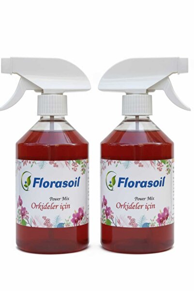 Florasoil 2 Adet Orkide Ve Tüm Süs Bitkileri Için 500 ml Dal Tomurcuk Ve Çiçek Gelişimi