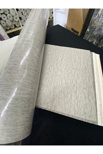 KOÇ YAPI DEKOR Tutkal hediye ithal 16 m2 simli hafif koyu gri sedefli kabartm...