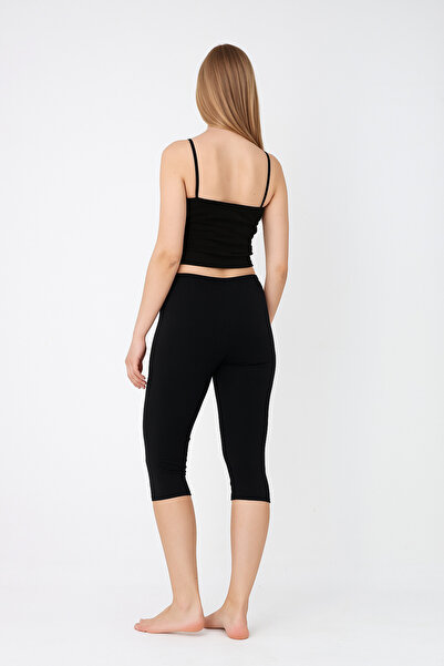 Altınay Cotton Women's Capri Leggings - 90% Cotton (Lilitime)