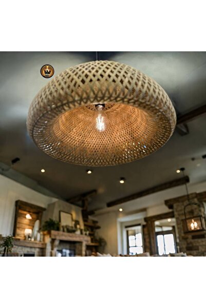 ışıksan aydınlatma Rio Bambu Avize Çap: 45 Cm Işığın Festivali Ve Canlılığın Dansı