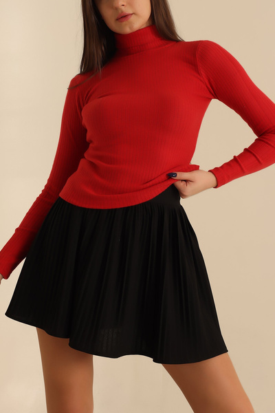 Aslında Look Ribbed Knitwear Long Sleeve Slim Fit Throat Bady - Pictures Have Reference - Close Fit Body Wraps