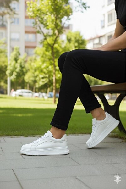 SÜMER SNEAKER YÜKSEK TABANLI ORTAPEDİK YUMUŞAK RAHAT SPOR AYAKKABI