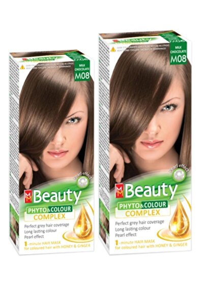 MM Beauty Saç Boyası M08 Set Boya 2'li Set