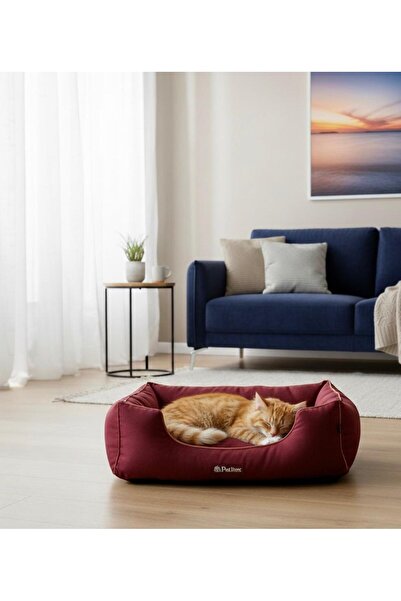 PATİTEX Kedi-Köpek Yatak - Yıkanabilir Yatak -A Kalite Kumaş -Kaliteli Kedi-K...