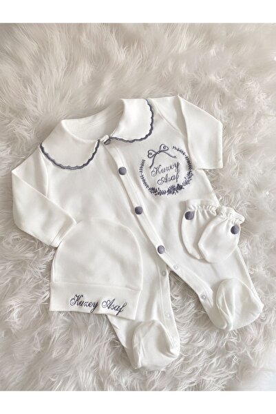 Kokoş Tokalar Embroidered Hospital Jacket