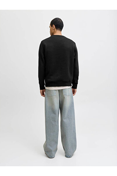 Jack & Jones Ανδρικό φούτερ Jjmakoto μαύρο 12278601