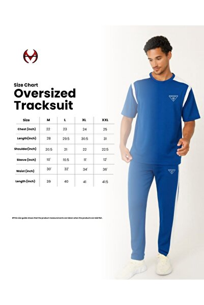 STITCH by MH Men’s Oversized Contrasted Tracksuit