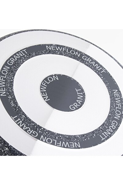 Newflon Granite pot with lid 22 cm