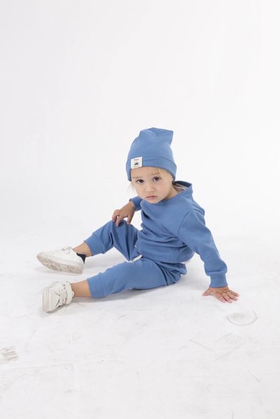 BABYSİ KİDS CLUB Ribbed Cotton Beret 3'L Set Baby and Children's Clothing