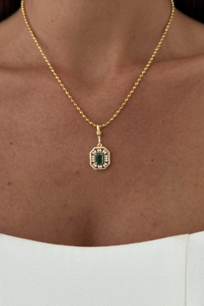 Leo'Stone سلسلة متميزة من حجر الرغيف الفرنسي الأخضر الذي لا يبهت، تصميم مربع،...