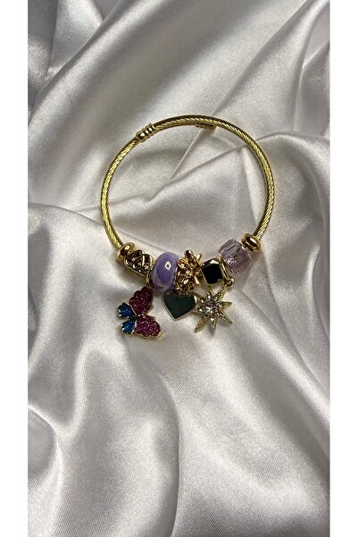 BUSİELLE JEWELRY سوار بتفاصيل ساحرة على شكل فراشة ونجمة