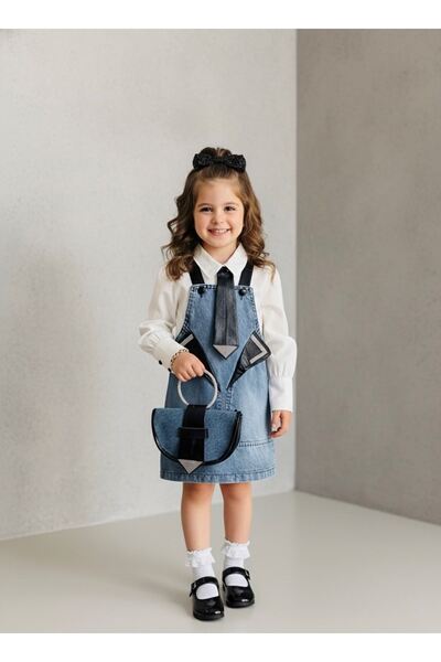 Minigimin Cicileri Cicileri kravata za moju malu Torba Set džinsa i prsluka z...