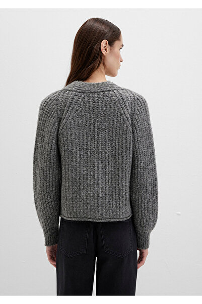 Mavi Button Detailed Gray Cardigan Regular Fit / Regular Cut 1710386-80024