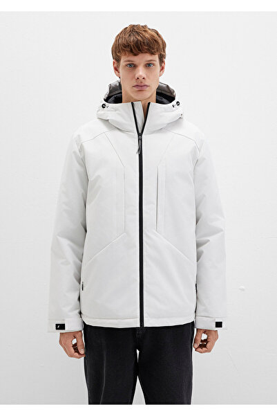 Mavi Erkek Kapüşonlu Ceket M0110441 Bulut Gri