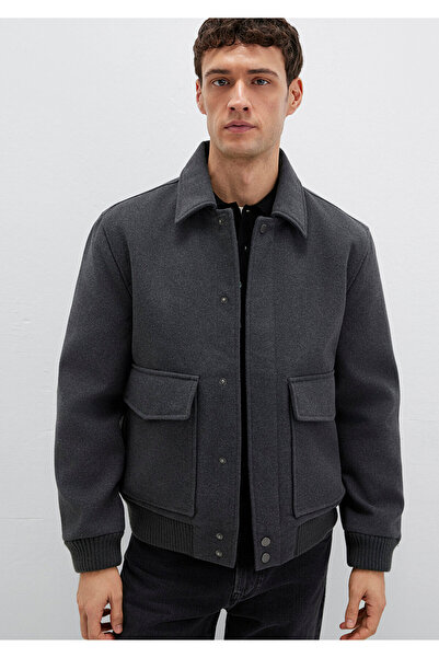 Mavi Wool Blend Anthracite Jacket Regular Fit / Regular Cut 0110658-80023