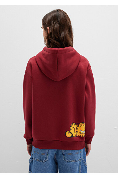 Mavi Garfield Printed Burgundy Sweatshirt 1S10469-85493
