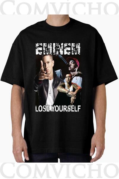 COMVİCHO تي شيرت مطبوع بتصميم Emimen v18 للجنسين