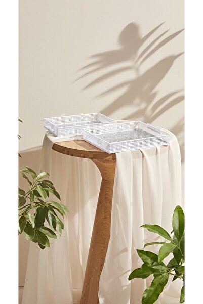 Generic A set of versatile serving trays with a sophisticated and elegant design.