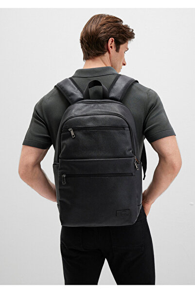 Mavi Faux Leather Black Backpack 0911952-900