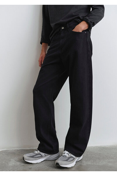 Mavi Atlanta Street Washed Raven Black Jean Pants 0010305-90980