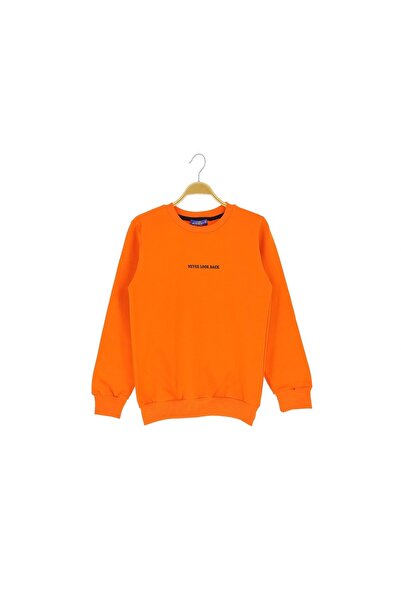 atabay سترة رياضية مطبوعة بعبارة 'لا تنظر للخلف أبدًا' من ARKA، مصنوعة من خيو...