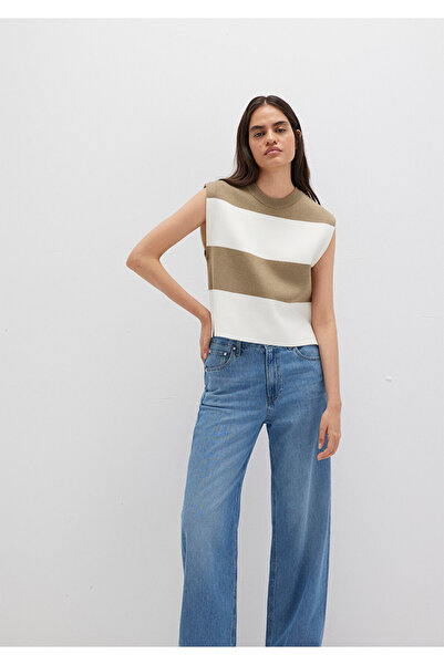 Mavi Block Striped Sleeveless Sweater Regular Fit / Regular Cut 1710695-90640